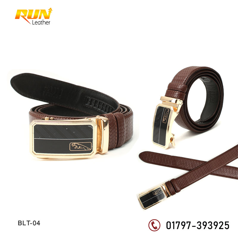 (2 in 1) 100% Genuin Leather   Mens Belt (Code BLT-04)