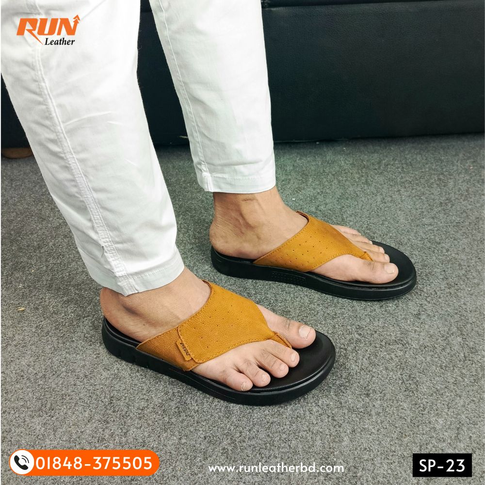 Men’s Premium Leather Sandal-100%  authentic leather sandals- (SP-23)