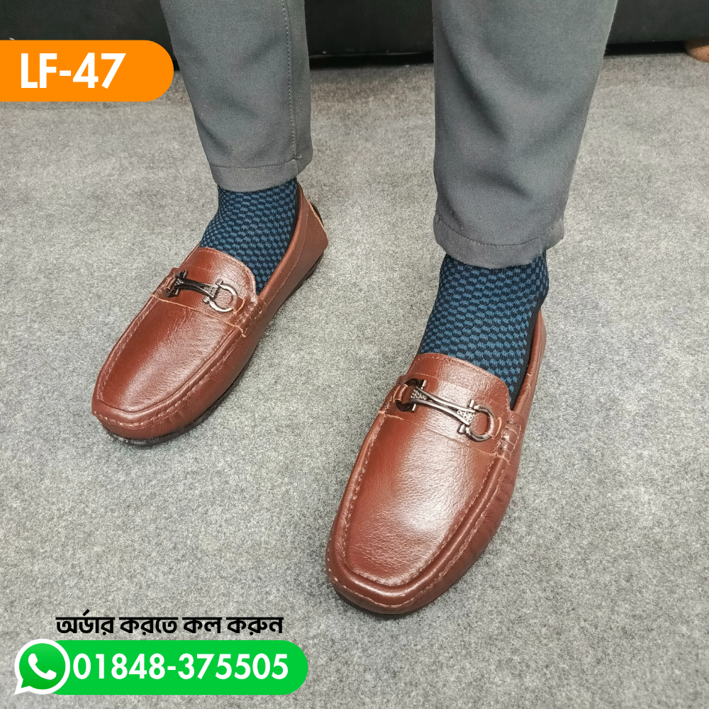 Man's Comfort Stylish Leather Loafer (LF-47)