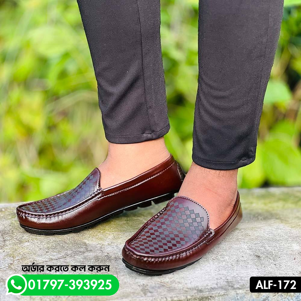 Man's Comfort Stylish Artificial Leather Loafer (ALF-172)