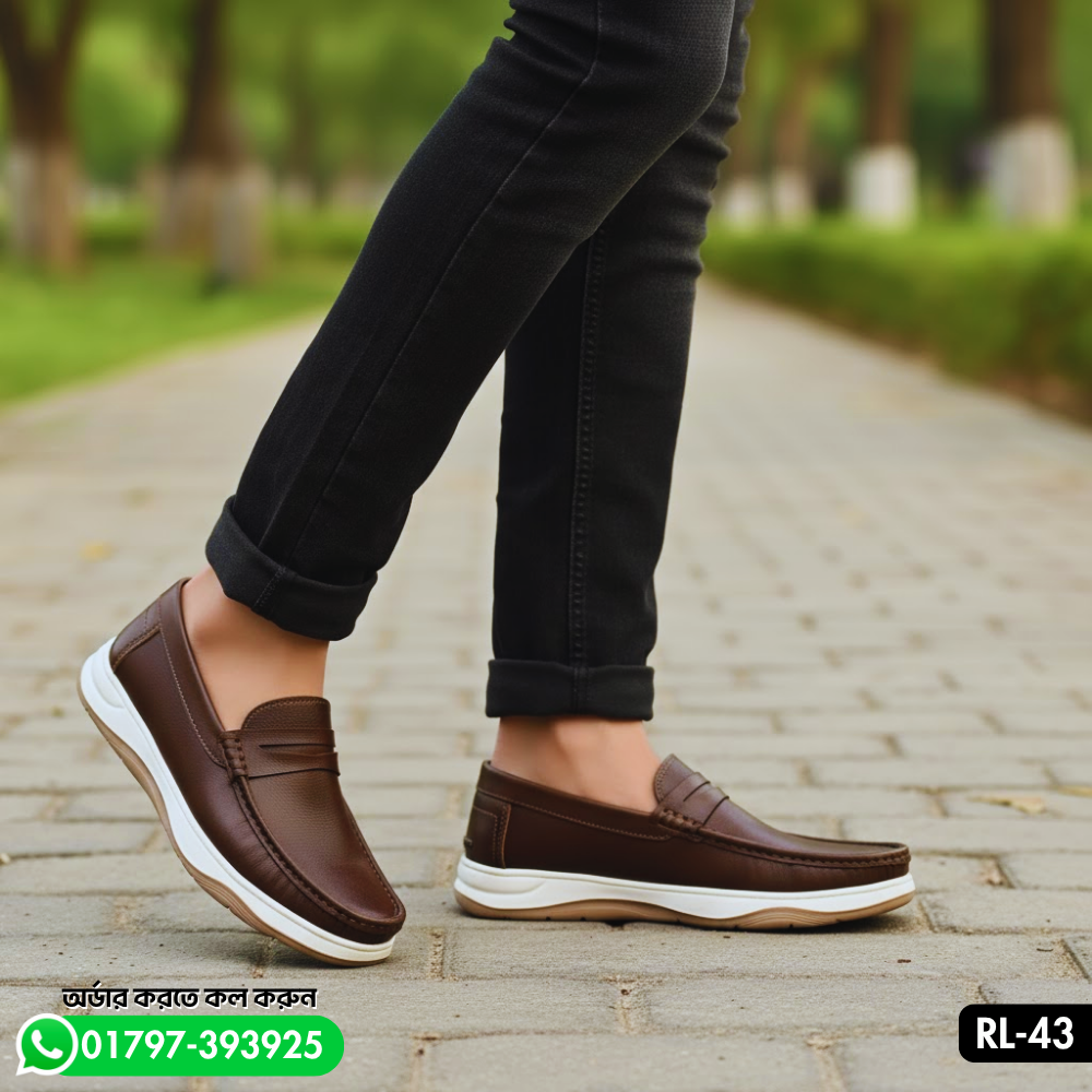 100% Original Leather Casual Shoes For Me RL-43